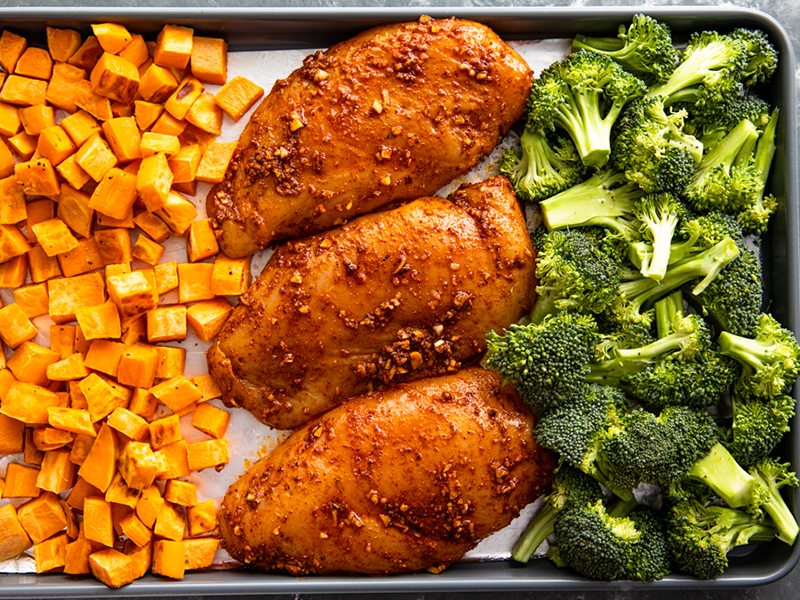 Sweet-potato-and-broccoli-chicken