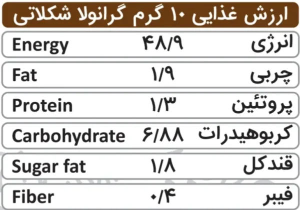 گرانولا شکلاتی وگان ویگر | حاوی فندق و نارگیل | بدون گلوتن | 370 گرم - Image 3