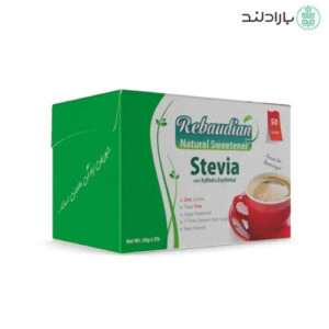 شیرین کننده استویا ساشه 50 عددی ربودیان