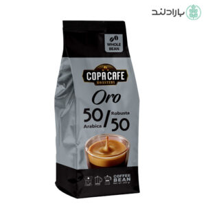 دانه قهوه 50% عربیکا 50% روبوستا