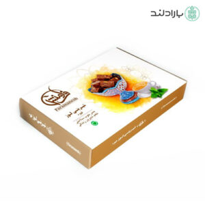 شیرینی لوز رژیمی نارگیلی کاکائو