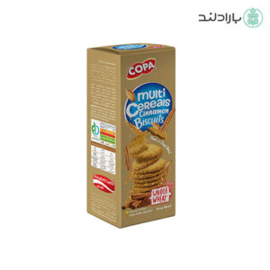 بیسکویت سبوس‌دار چند غله با طعم دارچین کوپا - 150 گرم
