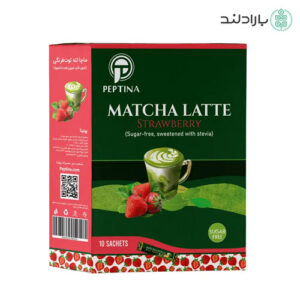 ماچا لته توت‌ فرنگی